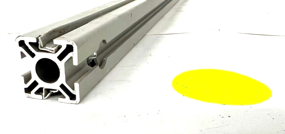 80/20 T-SLOT ALUMINUM EXTRUSION LENGTH 28-3/4″ WIDTH 1-1/8″ SLIVER LOT OF 6
