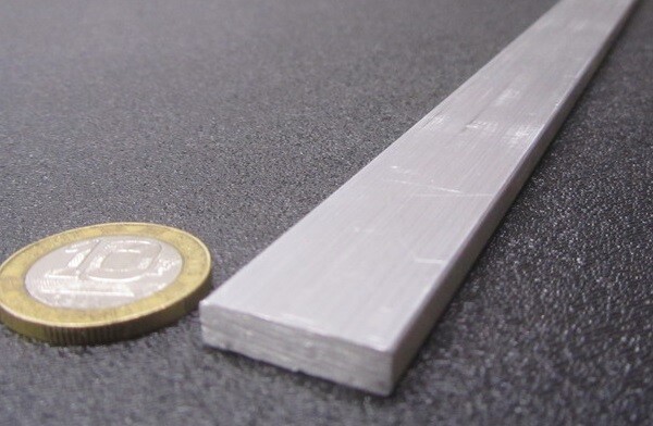 6061 T6511 Aluminum Bar, 3/16″ (.187″) Thick x 3/4 Wide x 36″ Length, 2 units