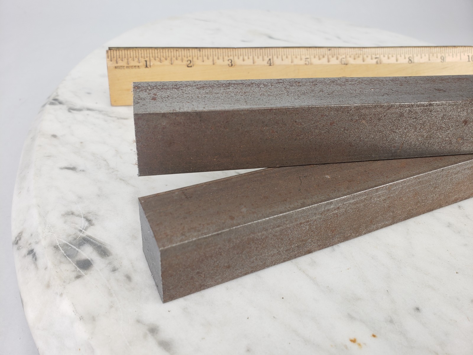 2x 1″ x 10″ Square Steel Bar Cold Rolled Tool Rod Machinist Stock Scrap Metal
