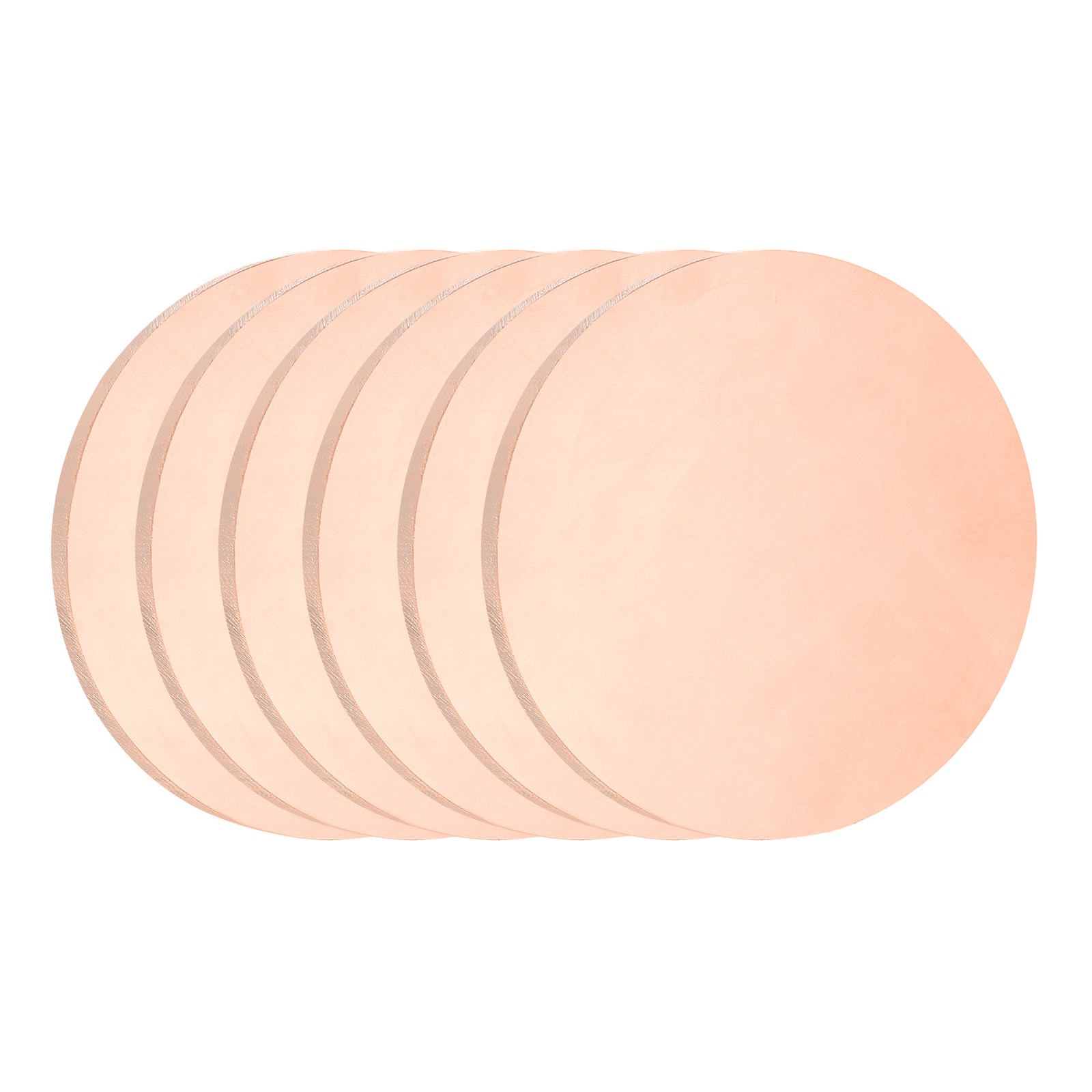 6 Pcs 0.03″ Thick 1″ Dia Copper Round Plate C1100 Pure Copper Sheet