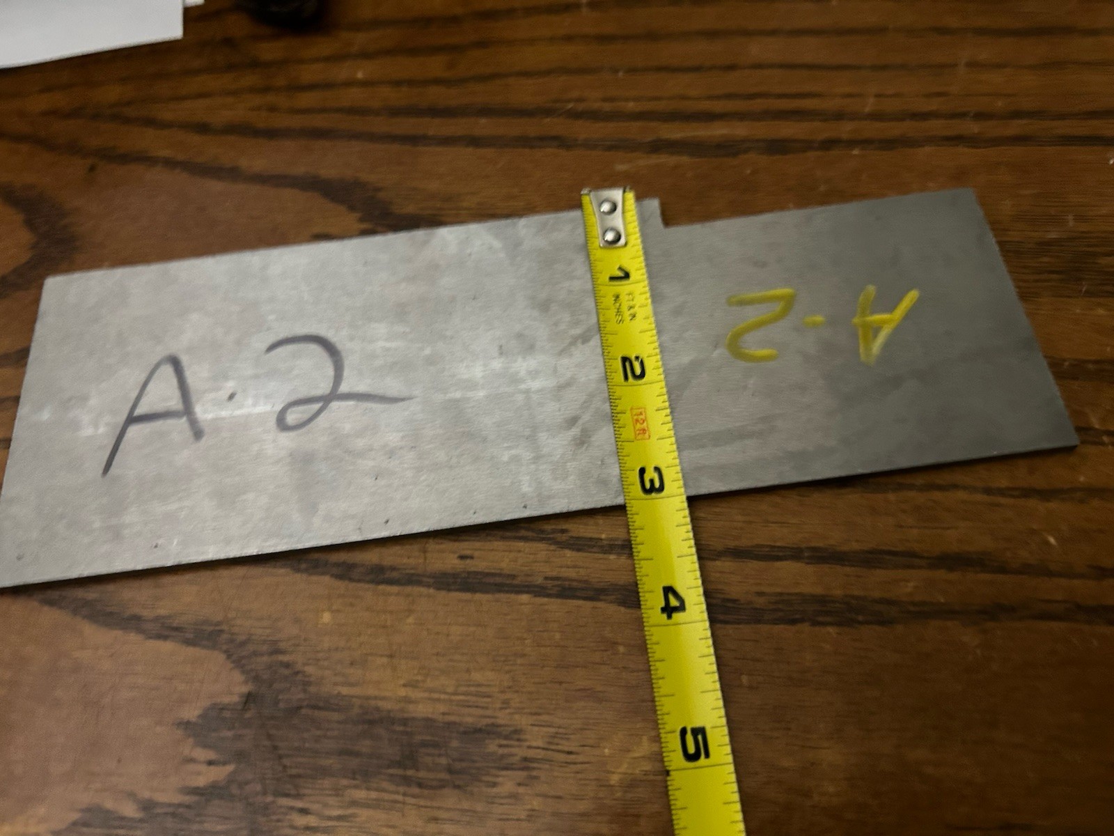 A2 Tool Steel, 1/8” x 2-1/2” x 8-3/4″, Flat Bar, Machine Stock