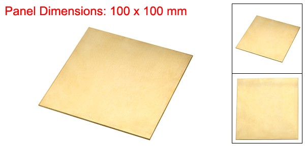 Brass Sheet Metal Sheets Plates 3.9″ x 3.9″ x 0.06″