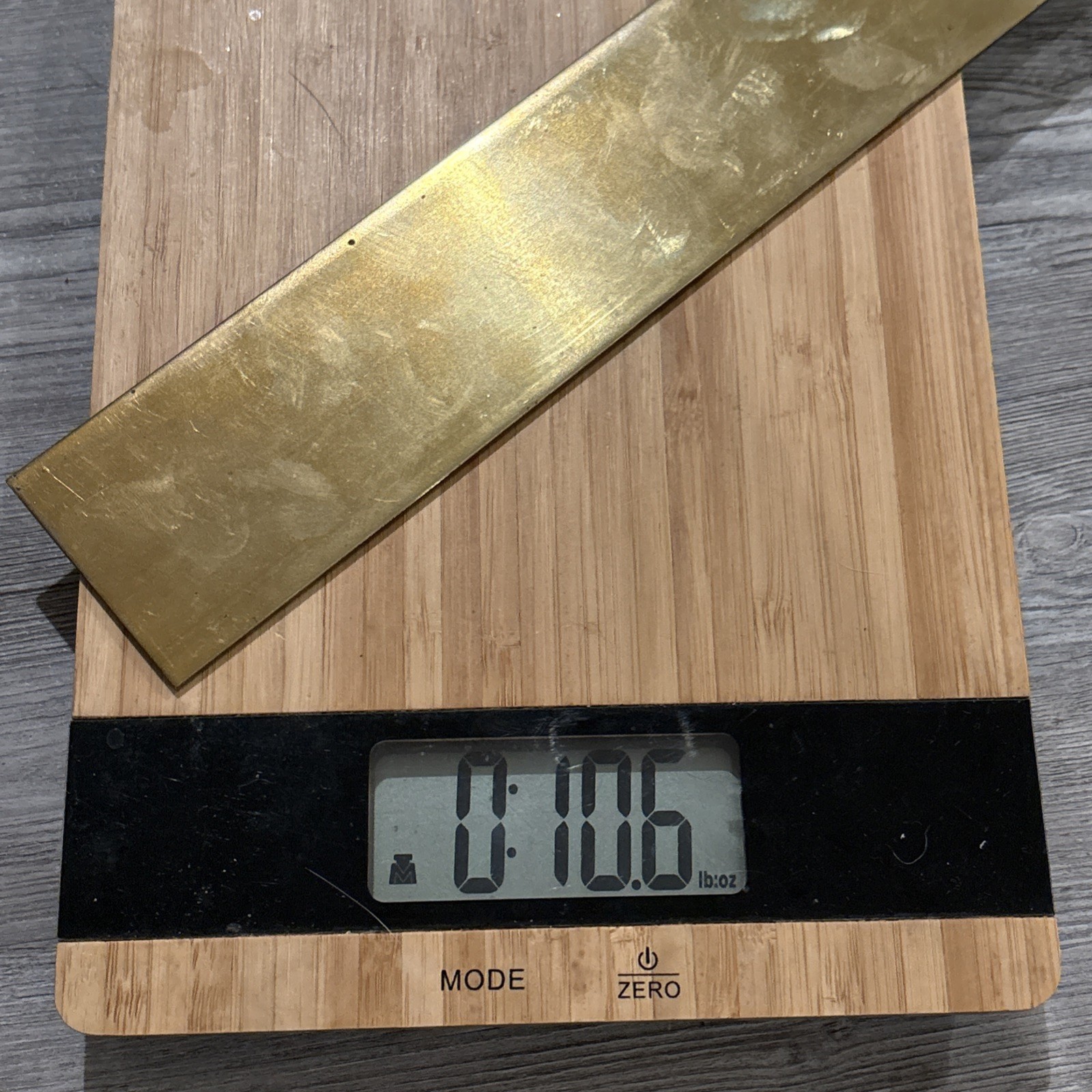 K&S Brass Thick Metal Strip 12 L x 2 W in. Precision Metals