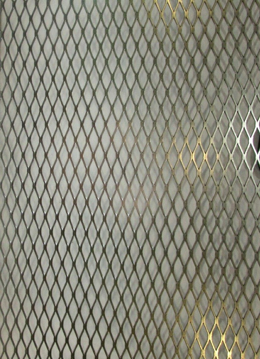 1/2″–#16– 304 STAINLESS STEEL FLATTENED EXPANDED METAL 11″ X 12″