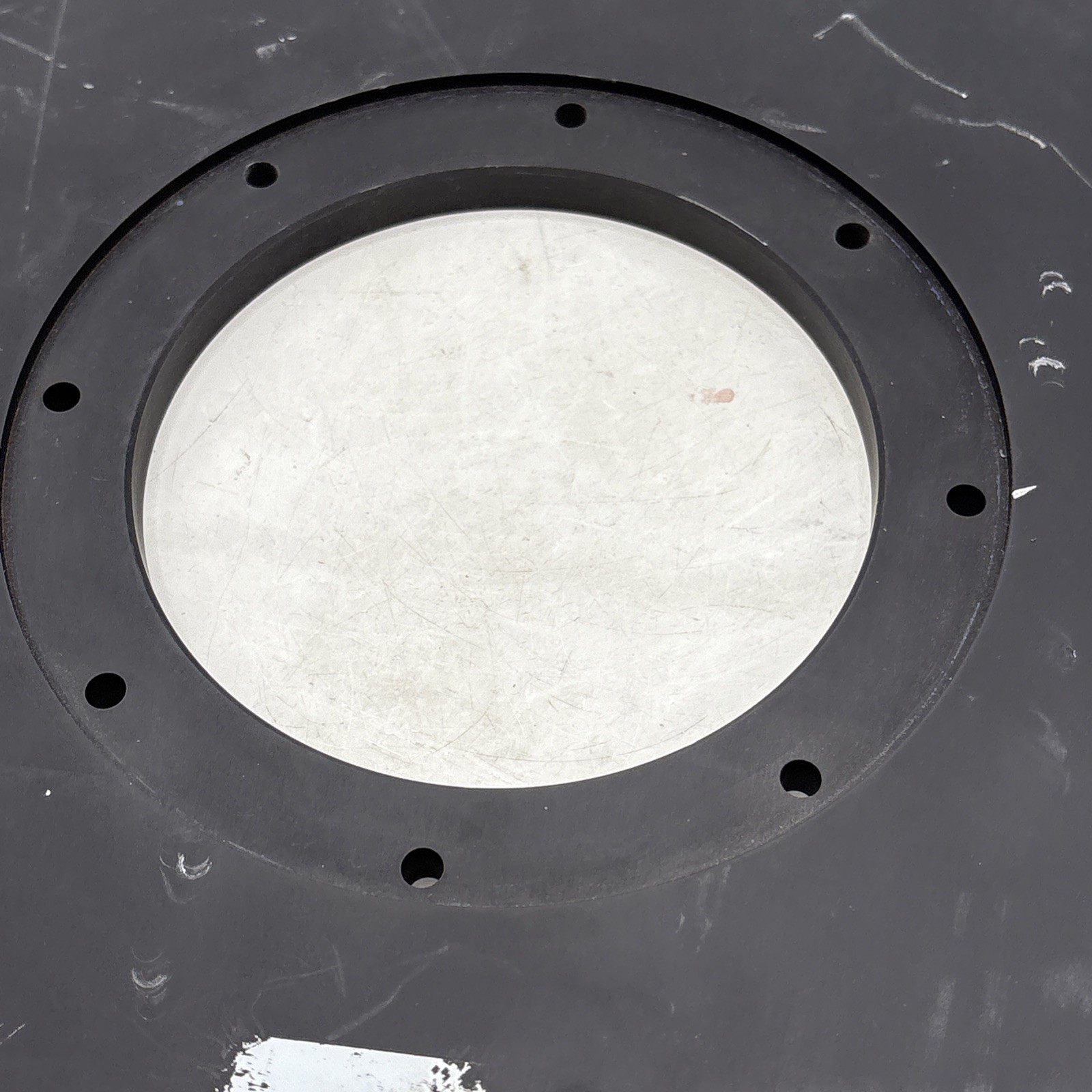 Industrial Stainless Steel Plate 12x12x1/2 Inches For Parts, Art, Or Other As Is