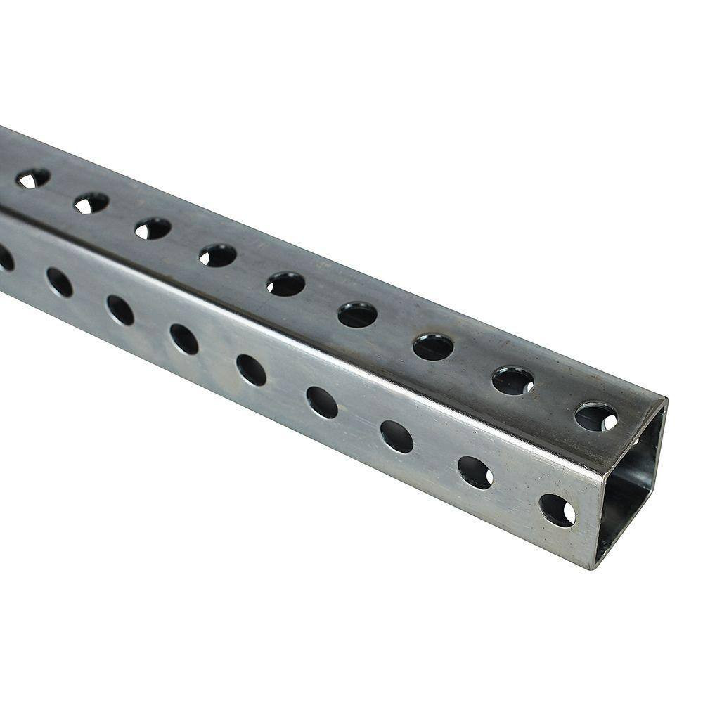1-1/2 In. X 3 Ft. – 14 Gauge Zinc Plated Perforated Steel Square Tube