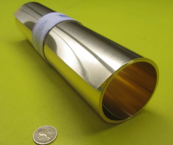 260 Brass Shim Sheet 0.012″ Thick x 12.00″ Wide x 120″ Length