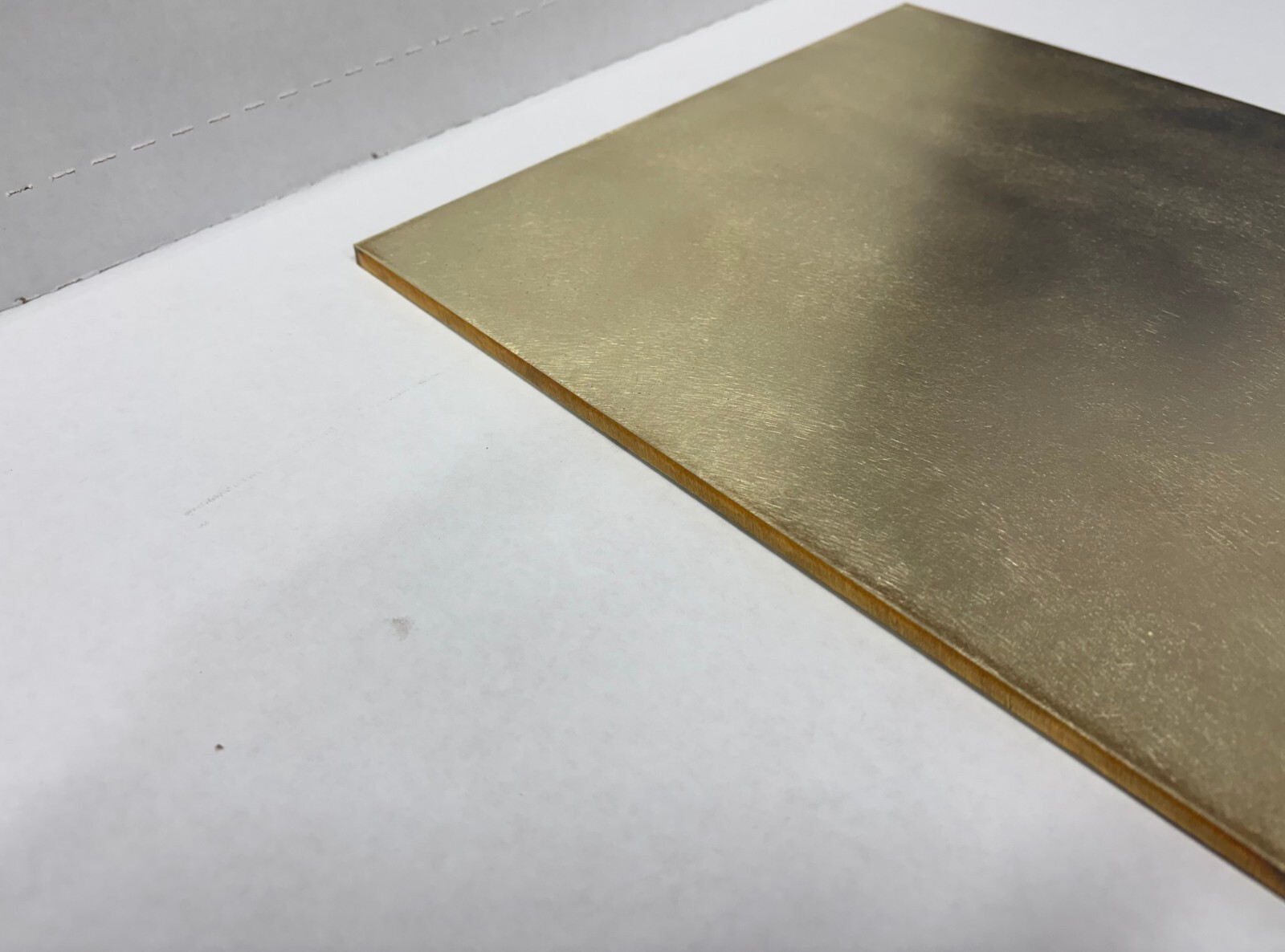 1/4″ Brass Alloy 260 Square Sheet Plate 12″X 12″ Flat Bar (.25″)