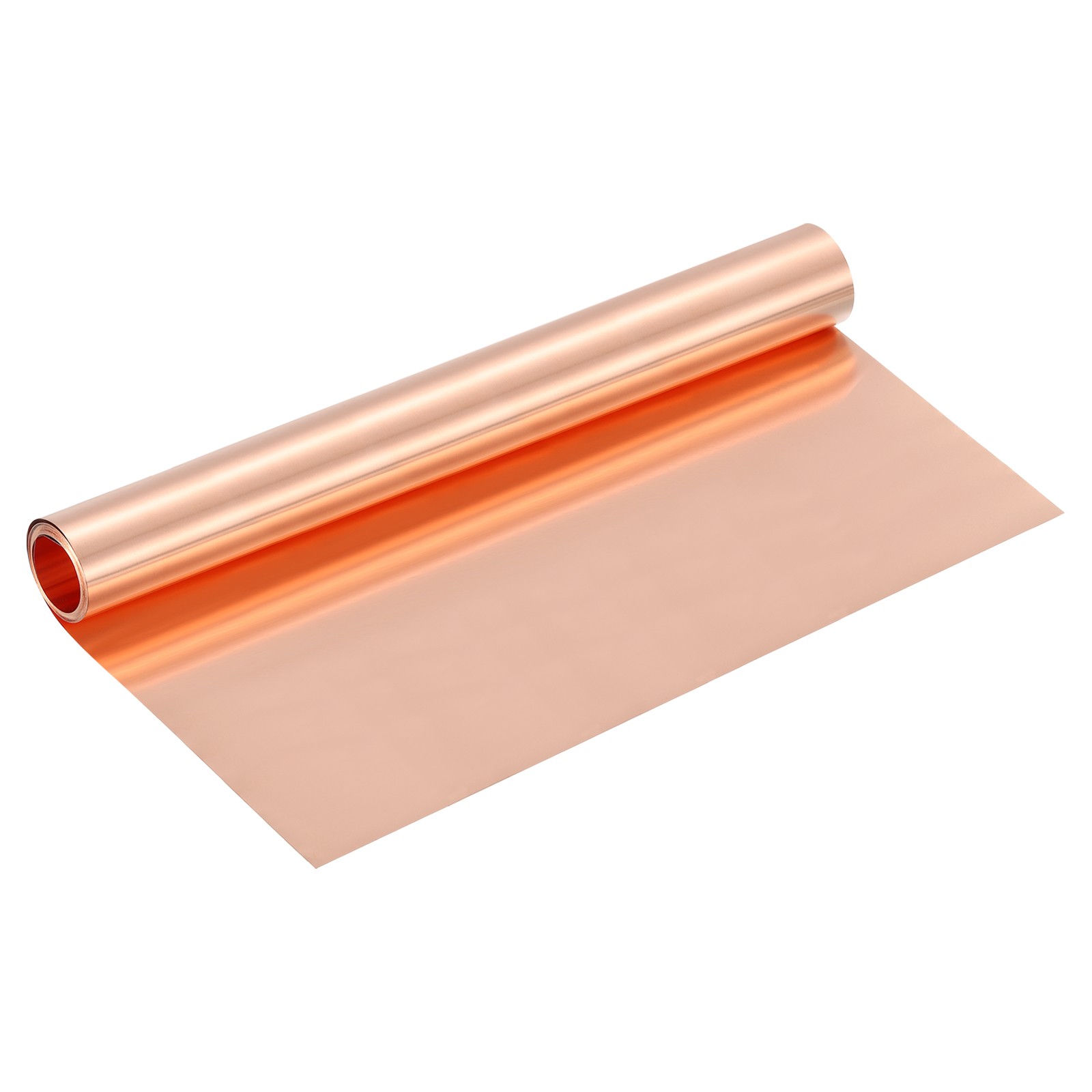 Pure Copper Sheet Roll, 0.15mm 19Ga Thick T2 5Ft x 12in Copper Strip for Craft