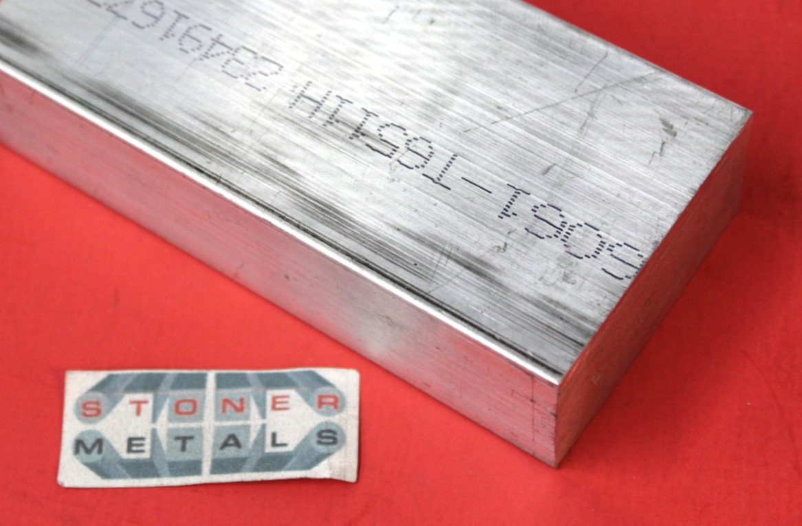 1-1/4″ X 3″ 6061 ALUMINUM FLAT BAR 16″ long T6511 SOLID Extruded Stock New