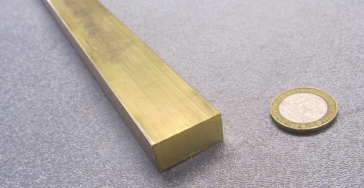 385 Brass Flat Bar 1/2″ Thick x 1.0″ Wide x 4 Foot Length
