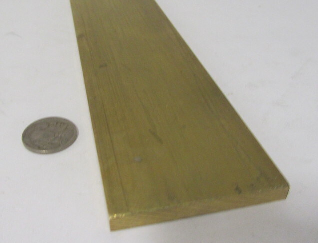 360 Brass Flat Bar 1/4″ Thick x 2 1/4″ Wide x 24.0″ Length