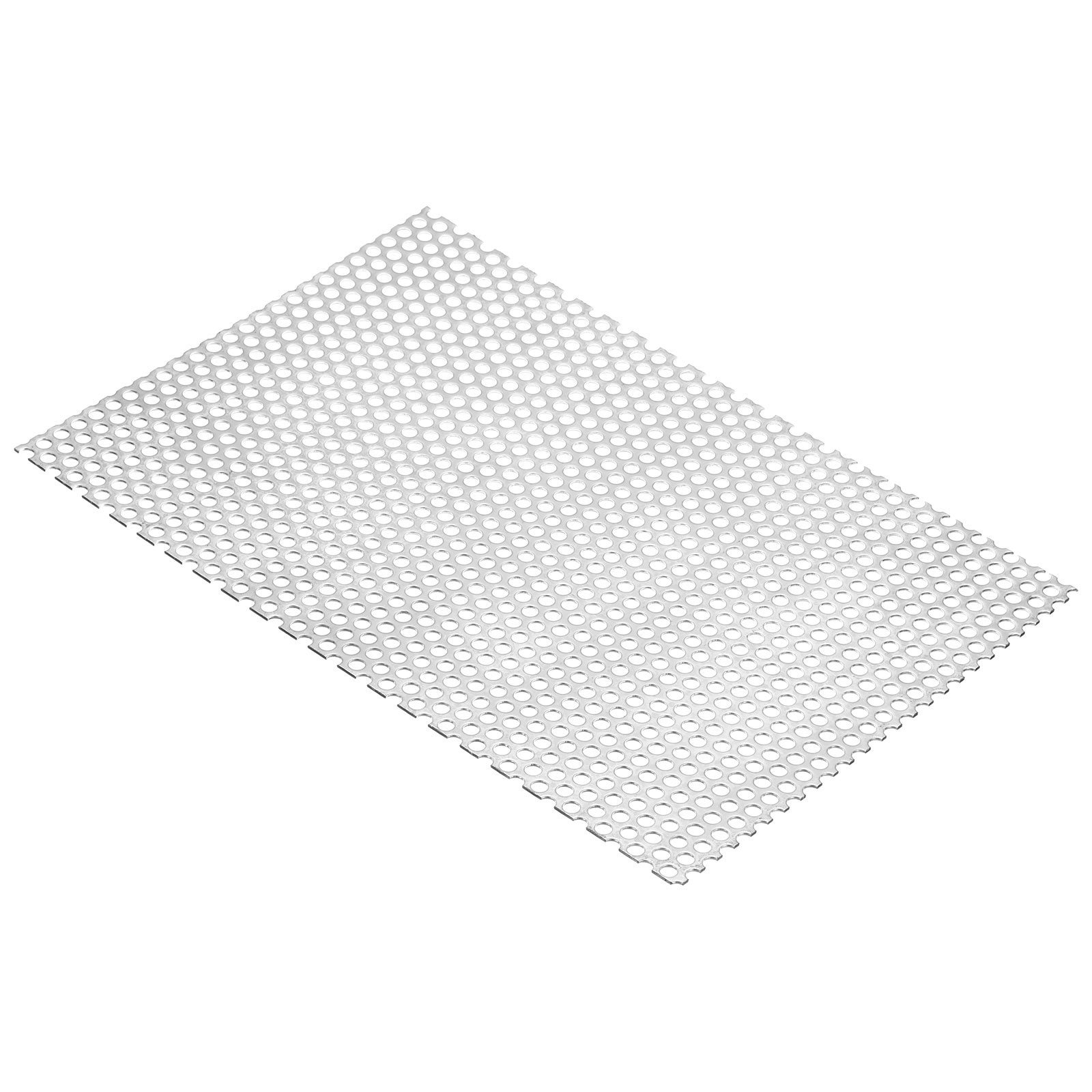 11.8″ L x 7.9″ W Perforated Metal Sheets, 16Ga 0.2″ Hole 304 Stainless Steel