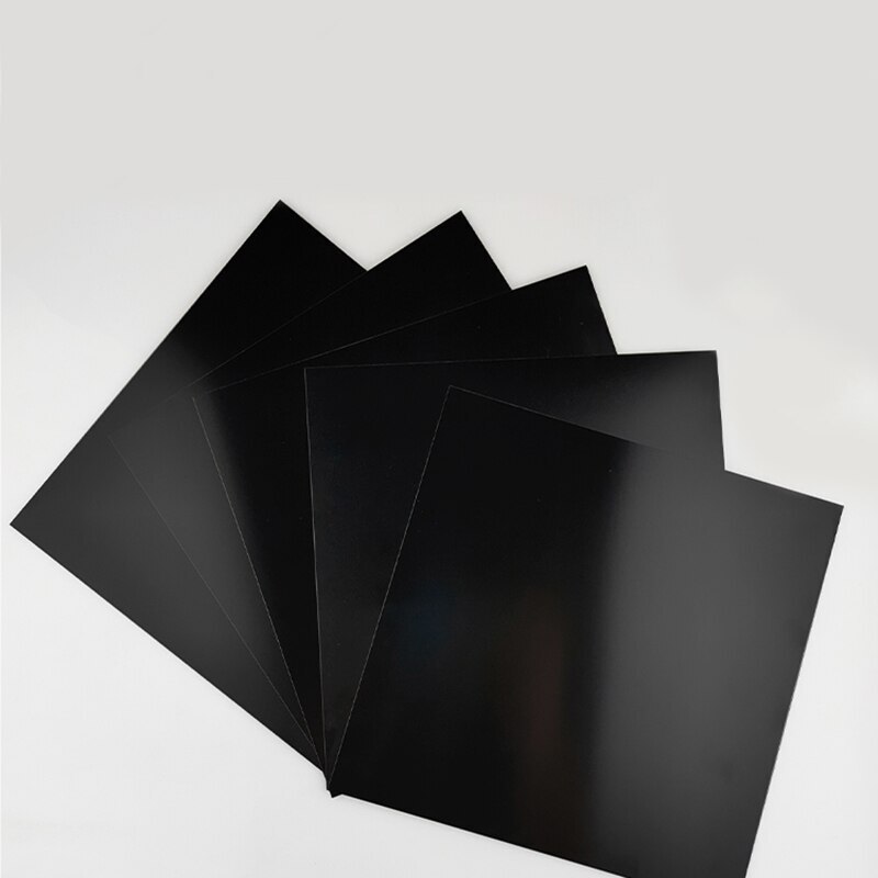 Thick 0.5/0.8/1.0/1.5/2.0mm Black Anodized Aluminum Alloy Plate 5052 Flat