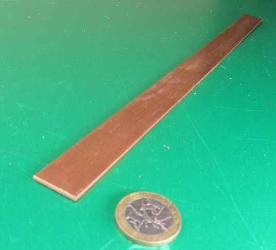 110 Copper Bar H02, 1/16″ Thick x 3/4″ Wide x 12 Inch Length