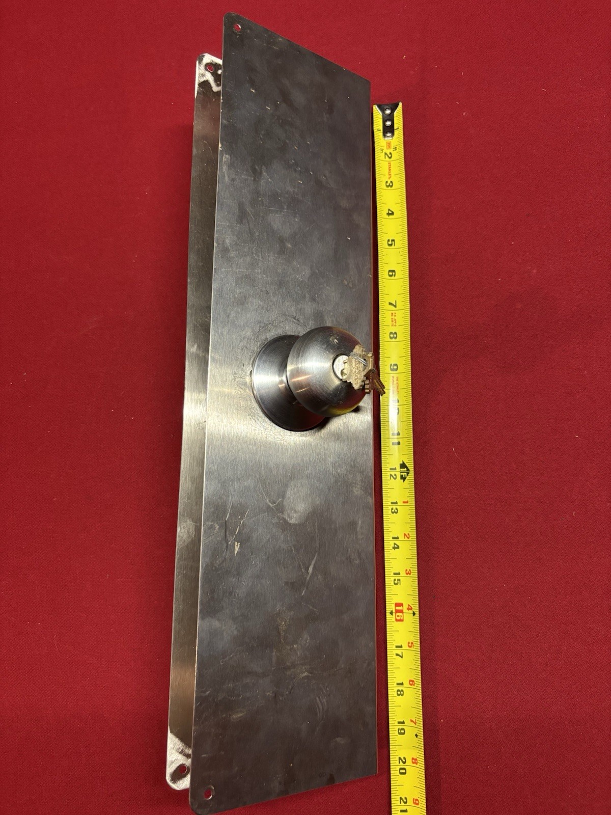 Steel Metal Sheet Flat Stock 20 in x 4 in x 1/8 in Thickness