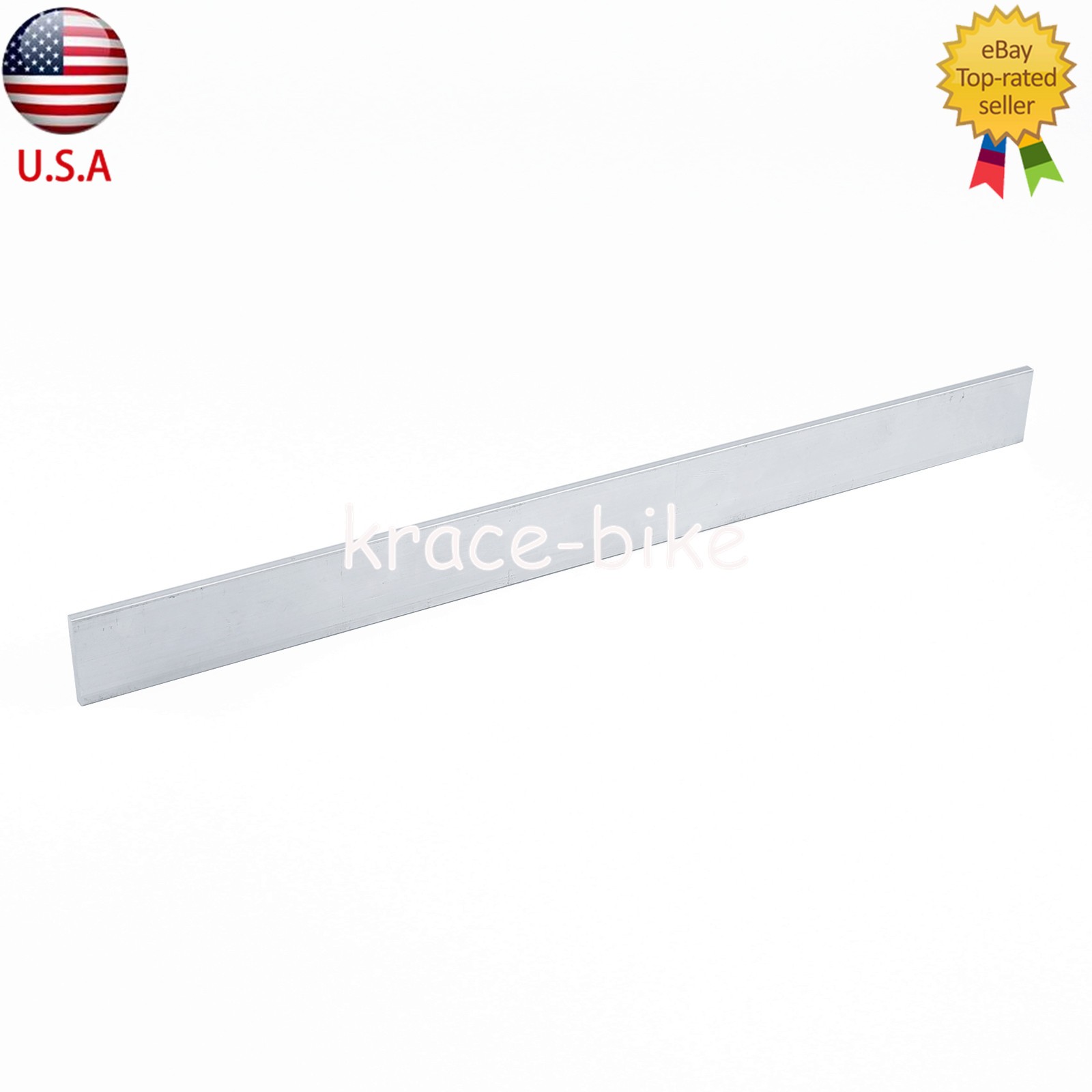 12X Metal 6061 Aluminum Flat Plate Sheet Stock Length 305mm Width 25mm Thick 3mm