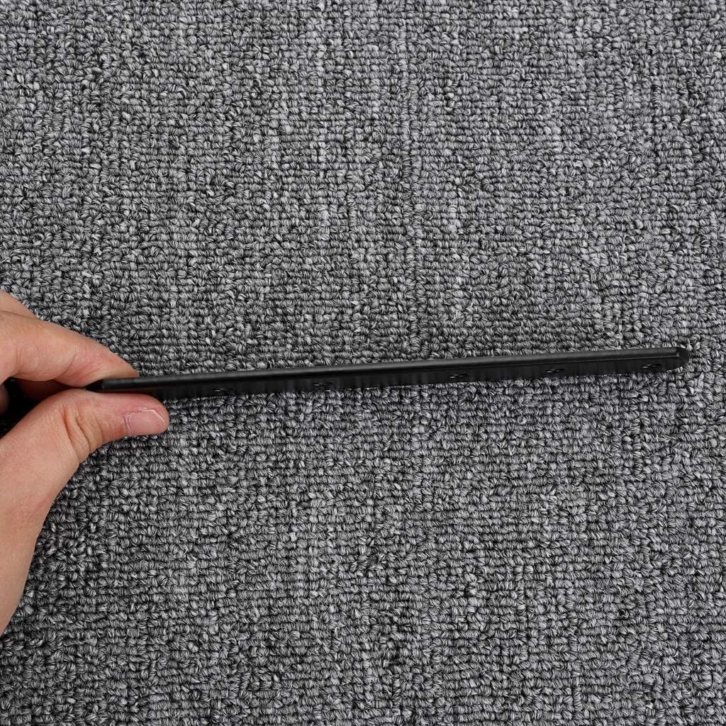8 Count Stainless Steel 6-Inch Flat Plates – Ideal for Furniture Stabilization