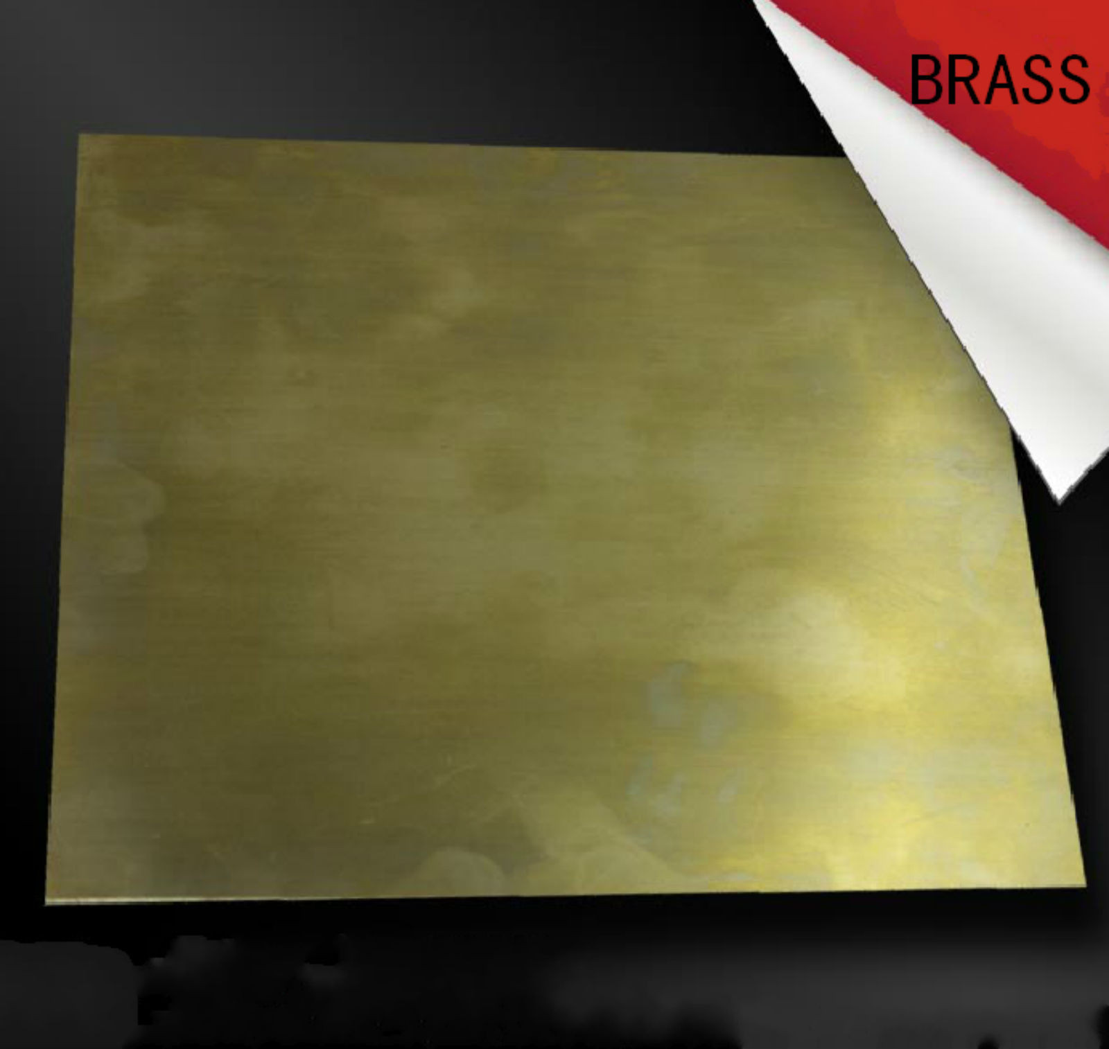 1pcs Brass Metal Sheet Plate 3.5mm x 200mm x 300 mm #E3-D064 GY