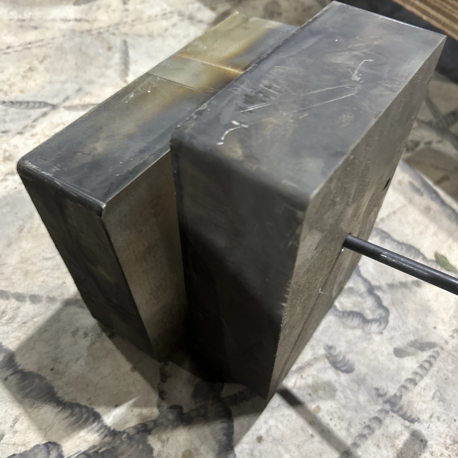 2 Blocks Of A2 Machine Steel. 7.5”x5.5”x2.375”. Machine Steel . 55# Total
