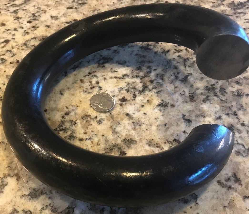 coil spring steel for blacksmithing 1.25 dia thick aprox 16 inches long “Knifes”