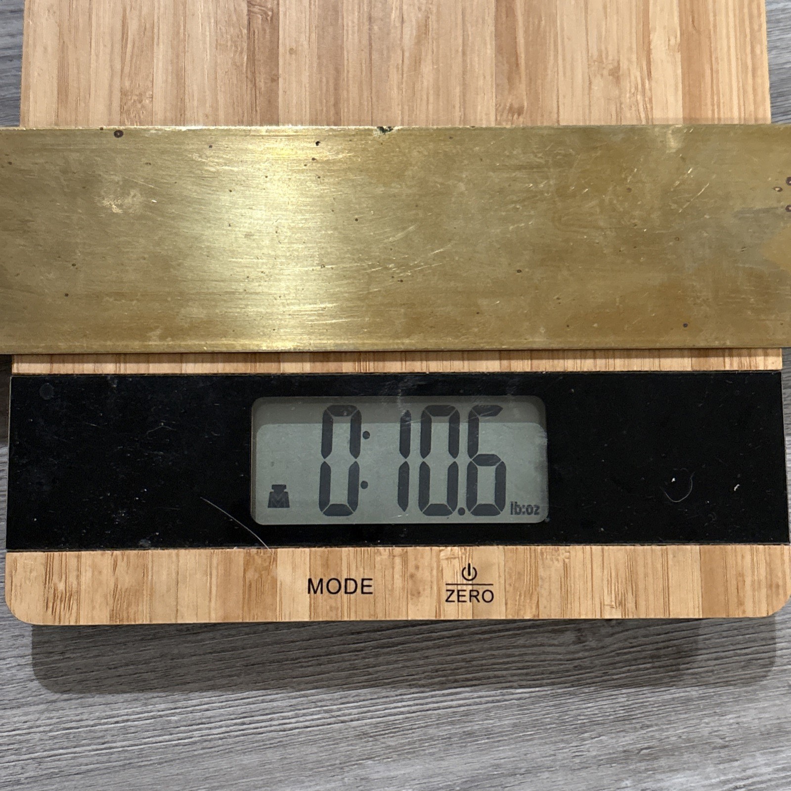 K&S Brass Thick Metal Strip 12 L x 2 W in. Precision Metals