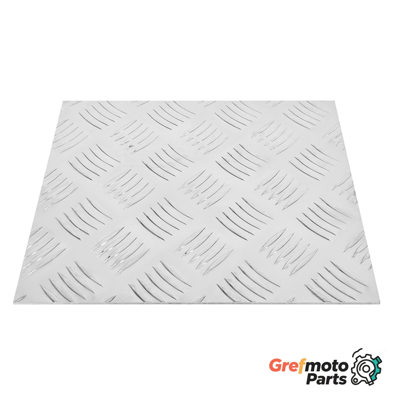 Heavy Duty 12″x24″ Aluminum Diamond Plate Sheet 305x610mm Silver 1Pc