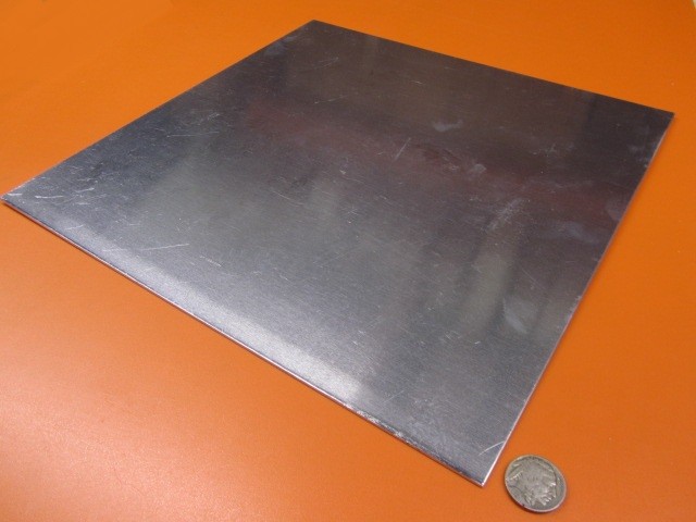 1100 Aluminum Sheet Softened (O) .032″ (1/32″) Thick x 12.0″ Wide x 12.0″ Long