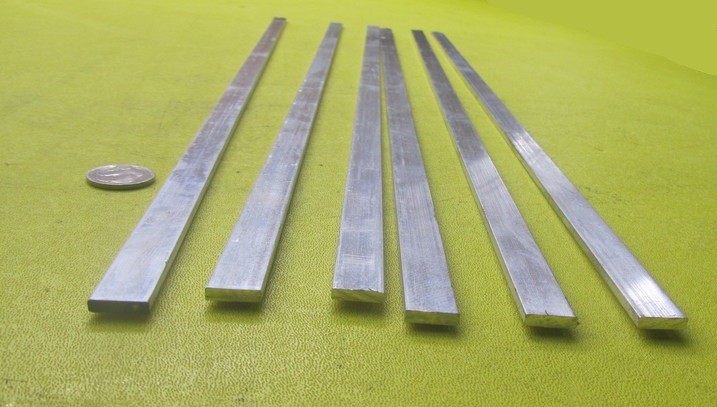 6061 T651 Aluminum Bar, 1/8″ (.125″) Thick x 1/2″ Wide x 24″ Length, 6 pcs, 12ft