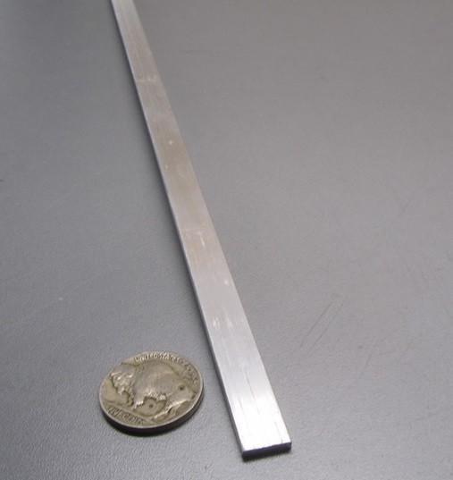 6061 T6 Aluminum Bar, 3/32″ (.094″) Thick x 3/8″ Wide x 36″ Length, 10 pcs