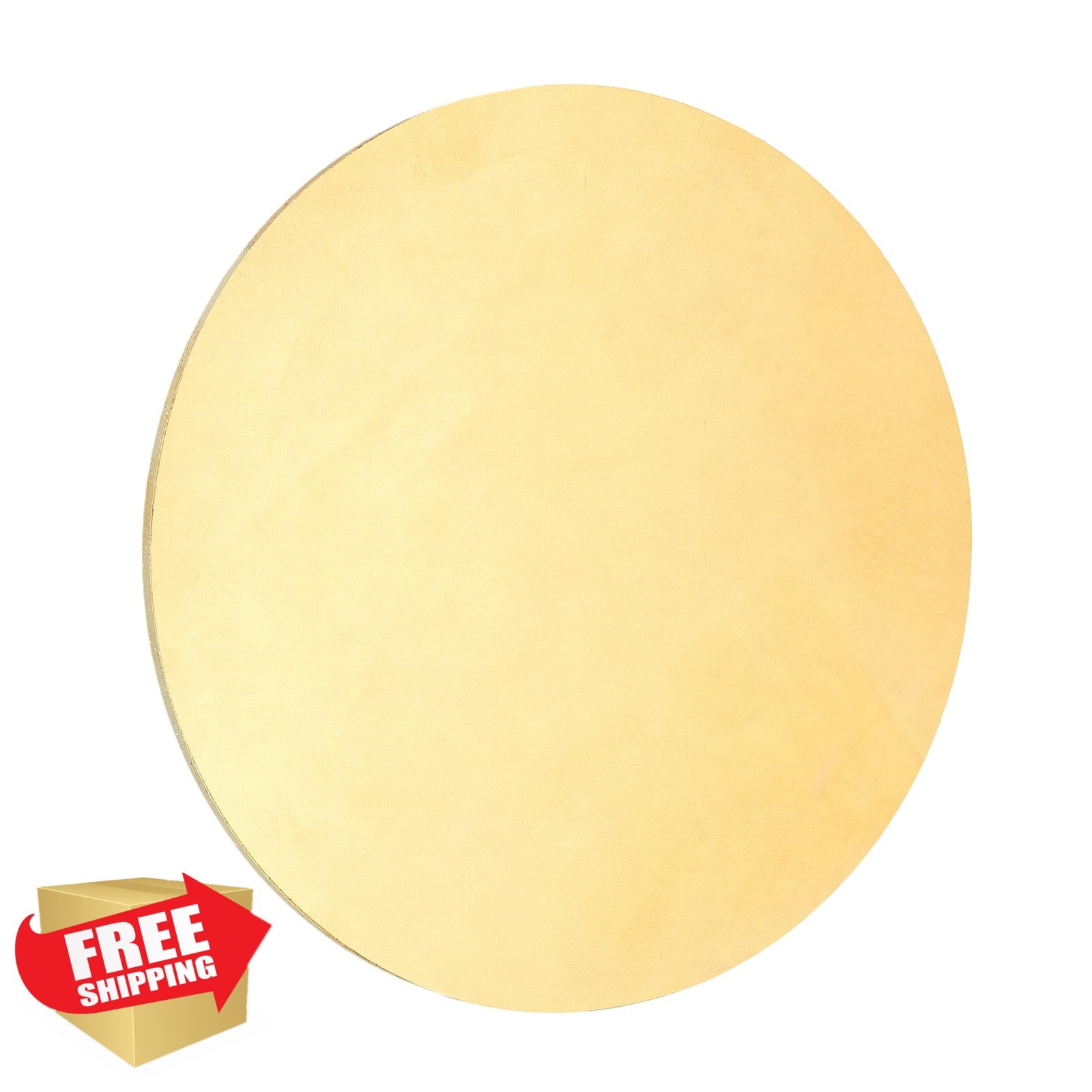 uxcell Brass Round Plate 0.04″x 6″ 1 Pc
