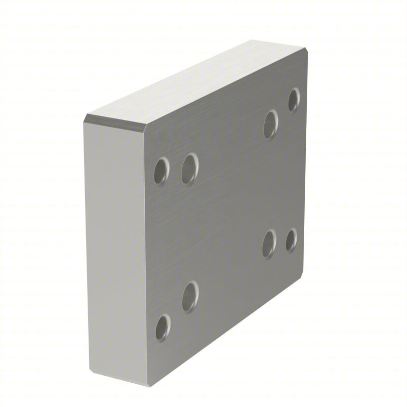 2420 Flange Mount Caster Base Plate, 5JRN2 – 3 x 3/4 x 3 3/4 in, Drop In, Quad