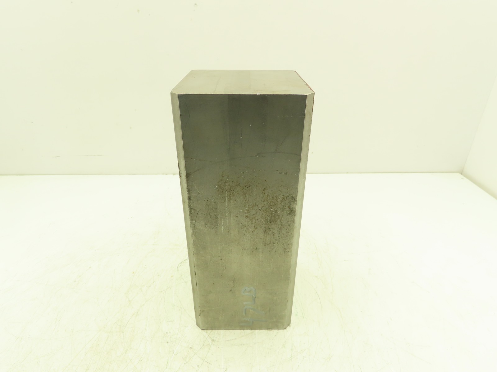 4140/4142 Alloy Steel Precision Ground Flat Bar 4″x 4-1/4″x 9-5/8″ Beveled 46lbs