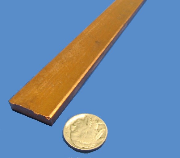 110 Copper Bar H02, 1/4″ Thick x 1.00″ Wide x 5 Ft Length