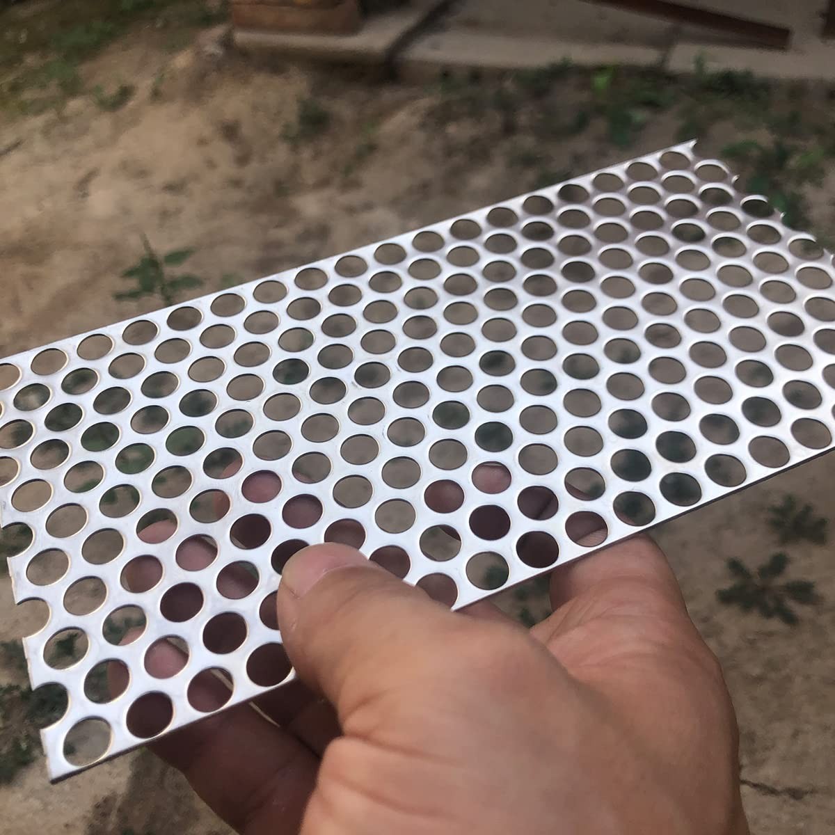 Stainless Steel Perforated Metal Sheet 7.8″x3.9″