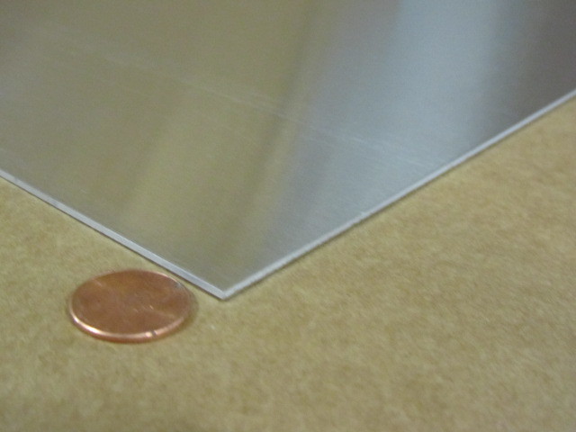 1100 Aluminum Sheet Softened (O) .063″ (1/16″) Thick x 24.0″ Wide x 48.0″ Long