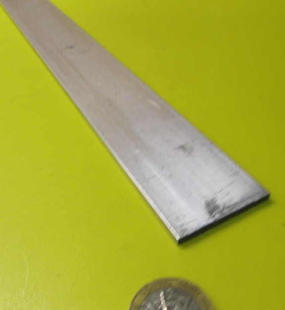 6061 T651 Aluminum Bar, 1/8″ (.125″) Thick x 1 1/2″ Wide x 36″ Length, 2 units