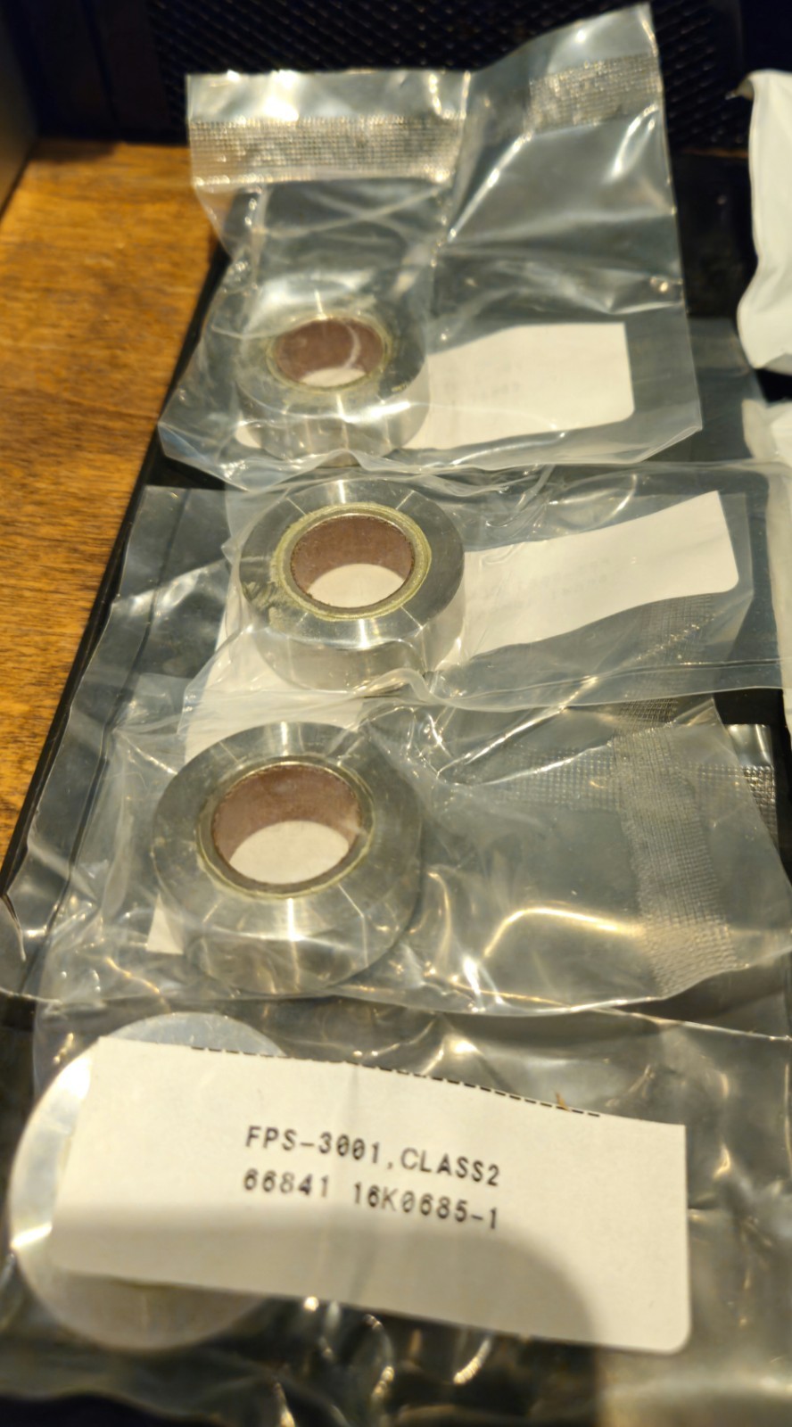 Spacer Engineered Polished Aluminum, Copper Lot Of 12 Some Sealed Bags See Pics