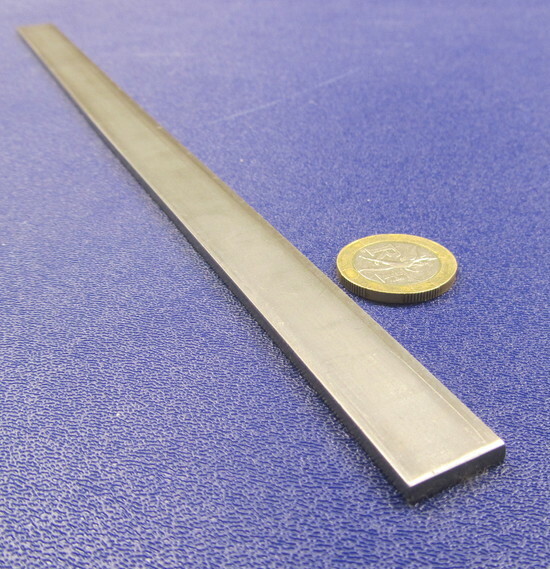 1018 Steel Bar, 1/8″ Thick x 5/8″ Wide x 12″ Length, 6 Pcs