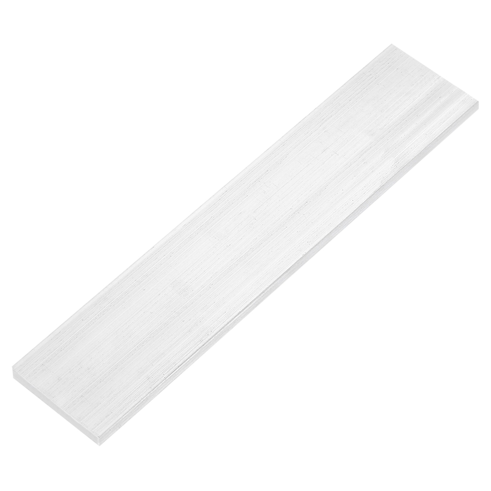 Square 6063 Aluminum Flat Bar, 3/16″ Thickness 2″ Width 12″ Length