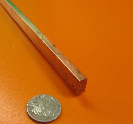 182 Copper Bar 1/4″ Thick (.250″) x 1/2″ Wide x 3 Foot Length