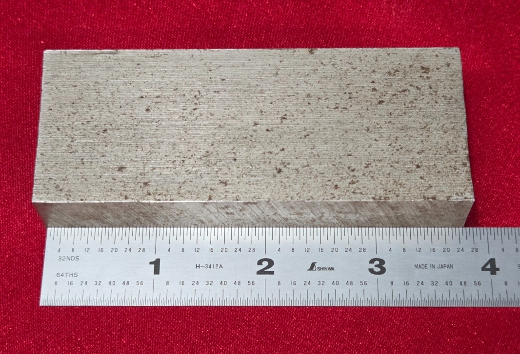 D2 Tool Steel Block Billet 3.8″ L x 1.525″ W x 0.675″ Thick, 1 Lb 1.45 Oz.