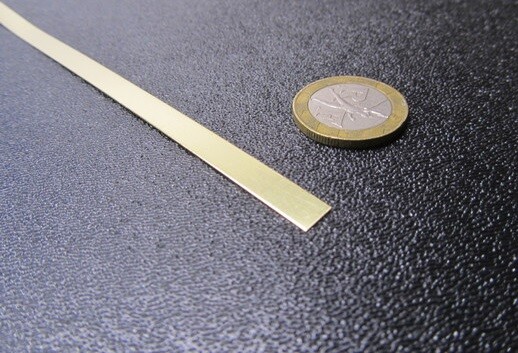 260 Brass Flat Bar .016″ (+/- 0.002″) Thick x 1/4″ Wide x 1 Foot Length, 10 Pcs
