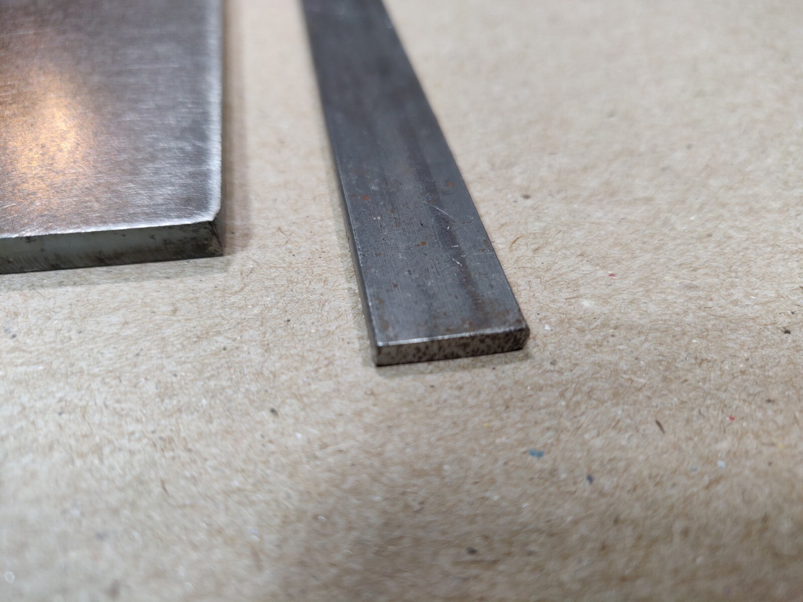 Lot Of 4pcs, Knife Making Steel, 5160 Hot Rolled 1/4×1.5×18″, 1/16x2x12″ SS…