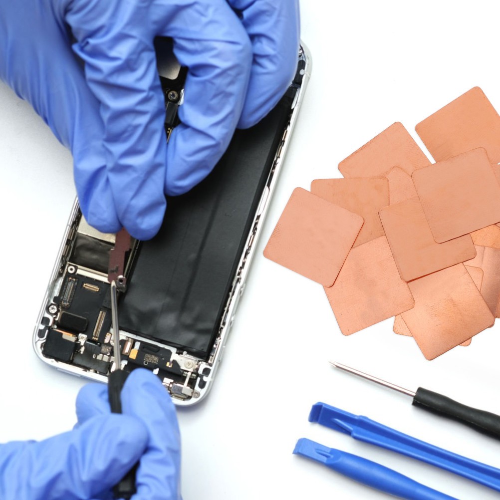 Reusable Copper Sheets for DIY Heat Dissipation High Thermal Conductivity