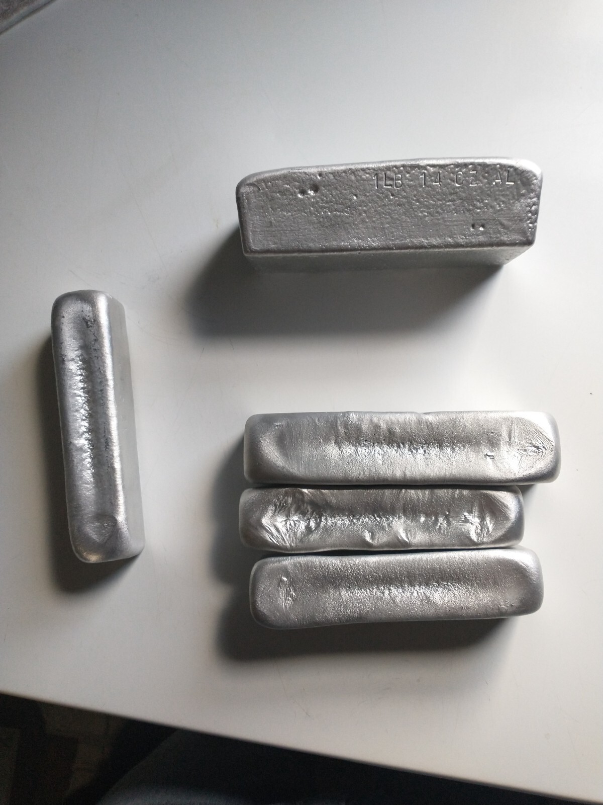 Aluminum Ingots for Casting 5 Lbs+ *PLEASE READ DESCRIPTION*