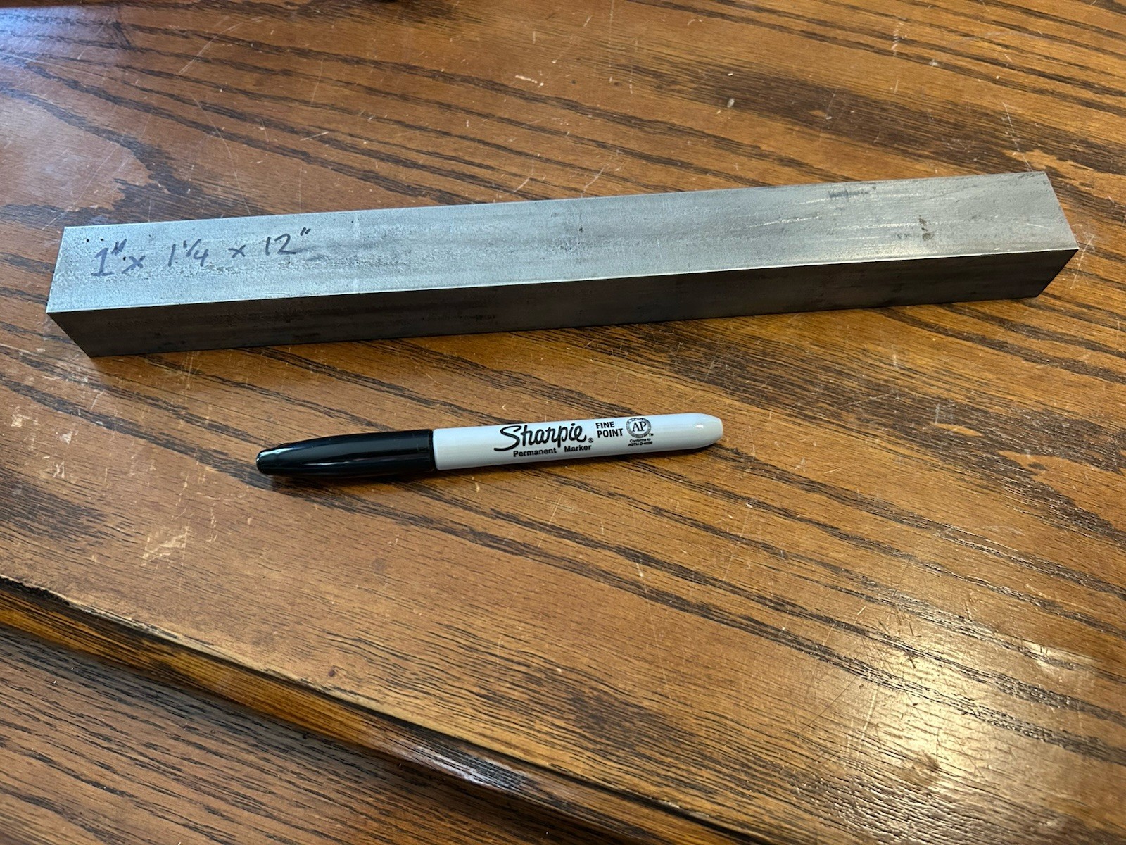 1″ x 1-1/4″ x 12″ , 304 Stainless Steel Flat Bar