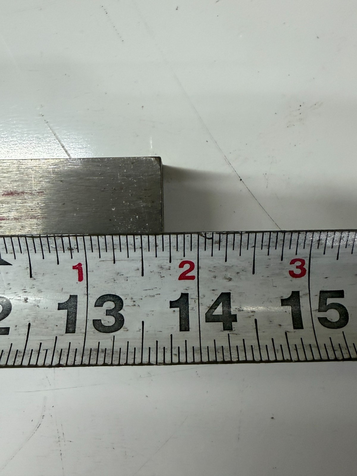 1″ x 1.25″ x 13.5″ Oil Hardening Tool Steel Bar Stock, AISI Type O1