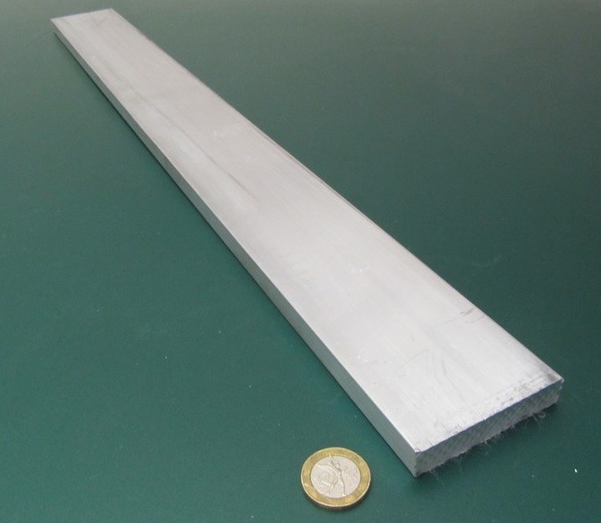 2024 T351 Aluminum Bar, 1/2″ (.500″) Thick x 2.50″ Wide x 24″ Length