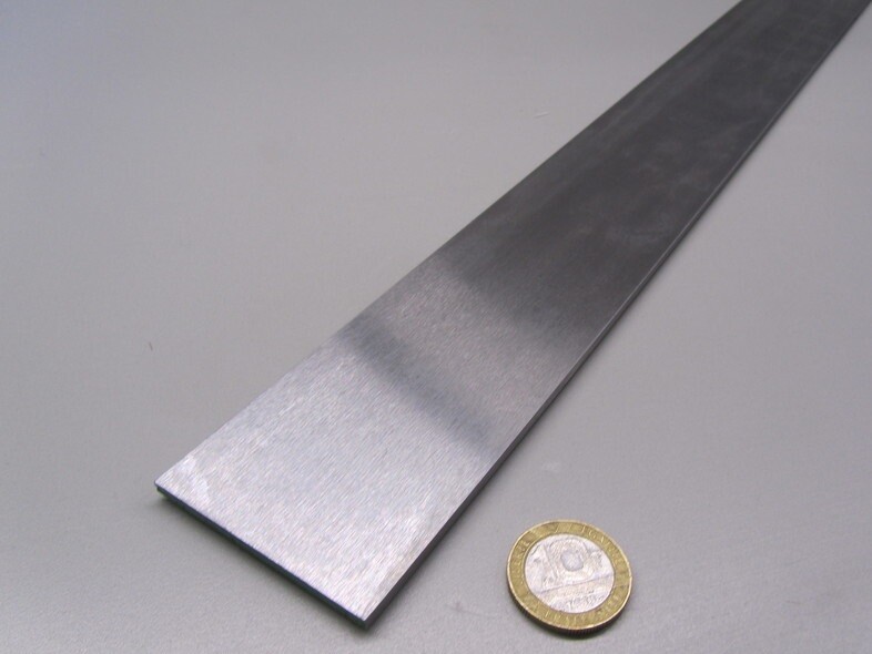 O1 Tool Steel Ground Bar 1/8″ (+/-.001″) Thick x 2.0″ Wide x 36″ Length